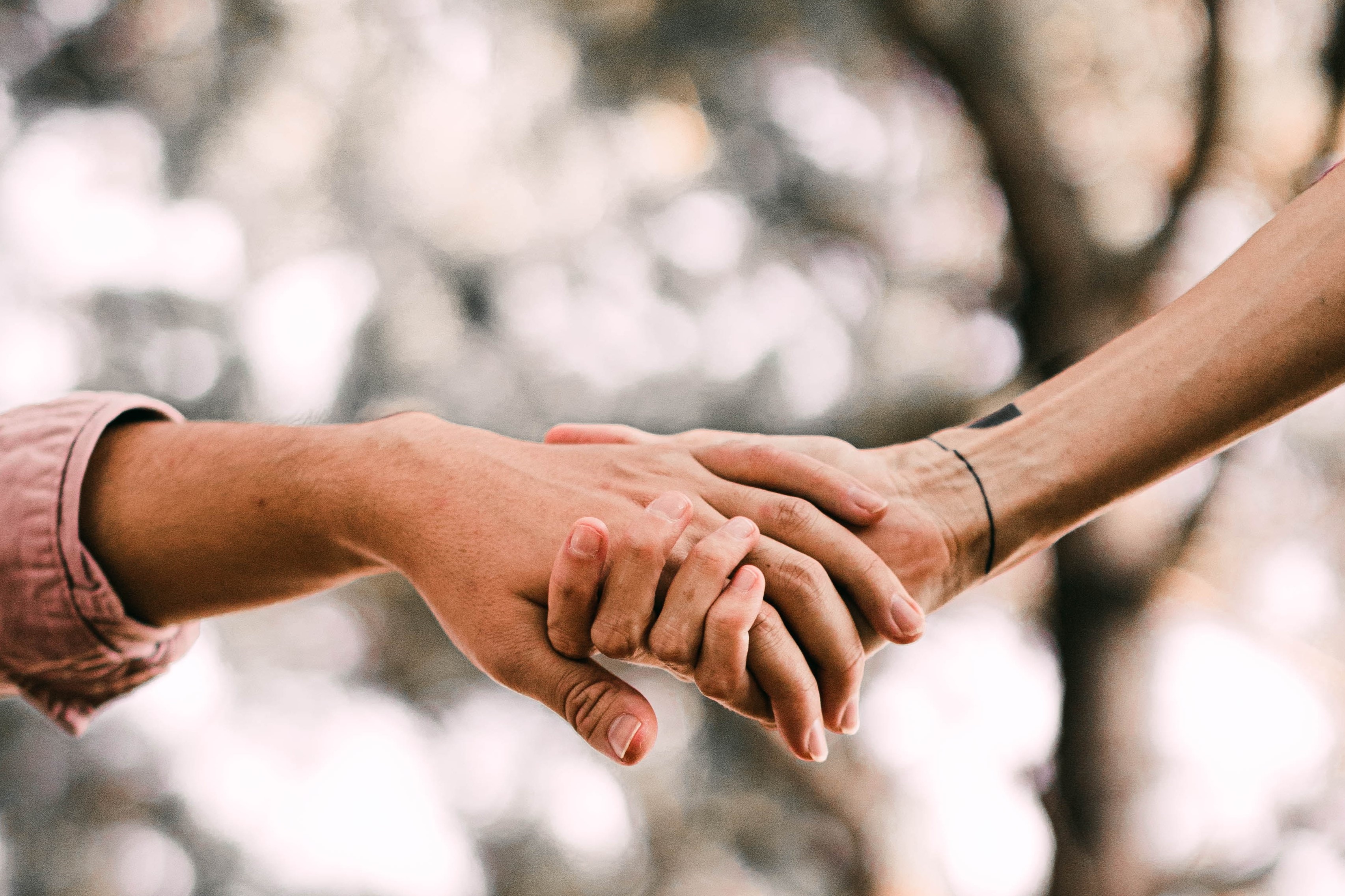 hold hands